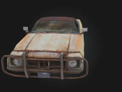 Rusty Cruiser  Vintage Car Model for Urban 3D model