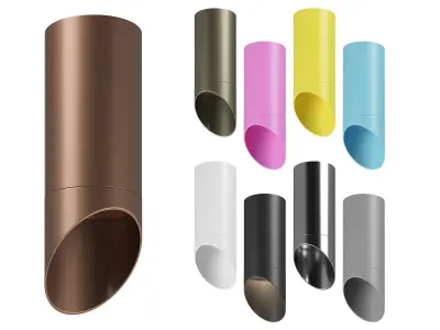 20143x Rullo Lightstar ceiling lamp with nozzle 3D model