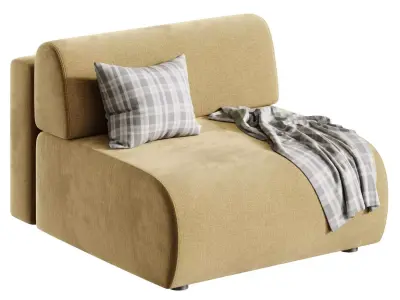 Mail armchair Free 3D model