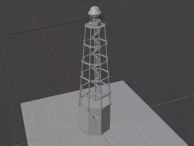 LIGHTGOUSE - FARO Low-poly 3D model