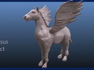 Pegasus  horse 3D model
