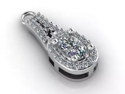 Women Pendants 3DM STL Pendant Renders Details 3D print model 3D print model