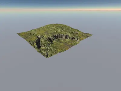 European Biome 1 Free low-poly 3D model