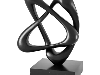 Abstract Sculptures 3D model purchase