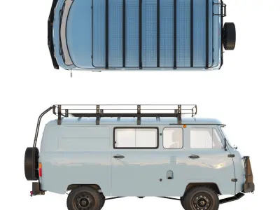 UAZ SGR EXPEDITION VAN 3D model