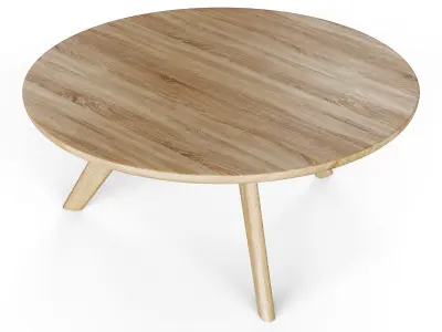 Round coffe table 3D model purchase