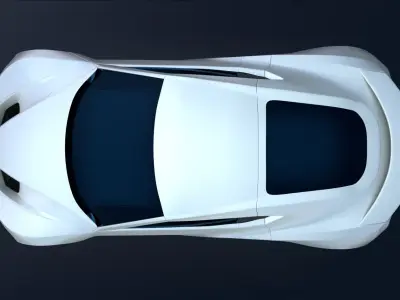 Zenvo ST1 3D Car Model Blender 3D model