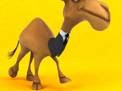 Fun camel 3D model