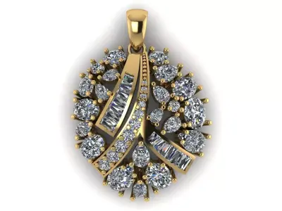 LUXURY MOJITO PENDANT 3D PRINTABLE MODEL 3D print model