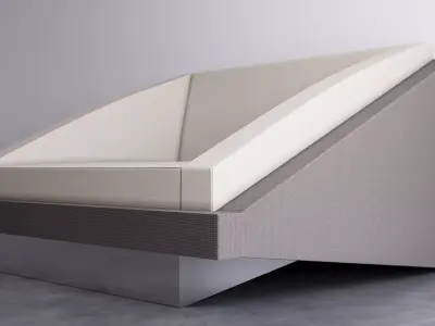 Contemporary geometric sofa chair-high quality 3d model 3D model
