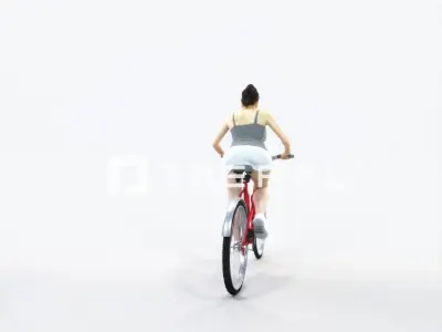Dream 01D bicycle bike Sports Woman Low-poly 3D model