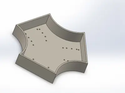 3d mecanum wheels arduino mecanum robot for  mecanum wheel robot 3D print model