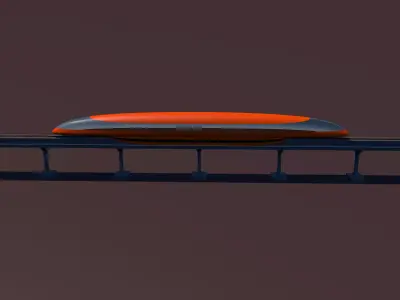 Monorail Train 3D model
