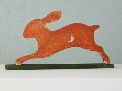 Bunny Doorstop 3D model