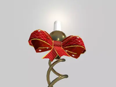Christmas - Twist Chandelier 3D Model 3D model