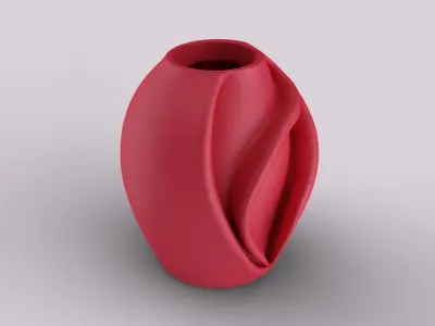 Twist Flow Vase 3D print model