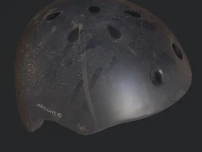 Dirty sport helmet Free 3D model