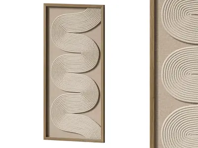 3D Wall Art 011 3D model