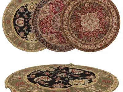 4 in 1 Rug Collection No 12 Low-poly 3D model