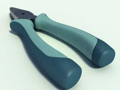 Needle nosed pliers 3D model