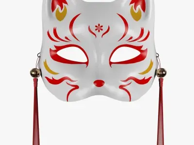 Fox mask 3D model