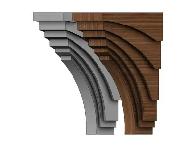 Simple New york contemporary style corbel  3D print model