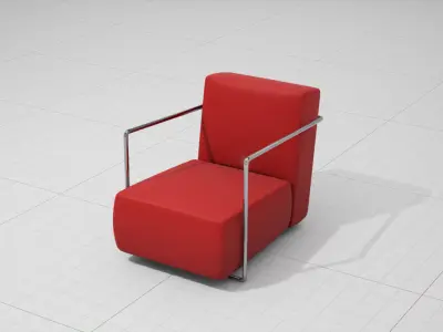 Flexform ABC Chair UE4 Low-poly 3D model