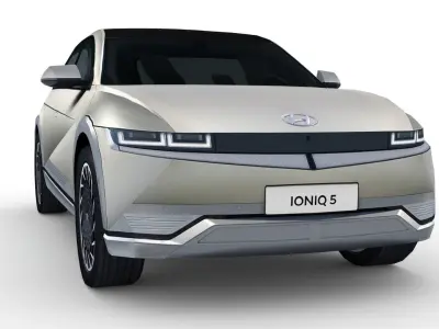 Hyundai Ioniq 5 2022 Low-poly 3D model