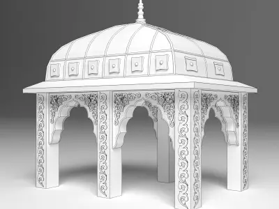 Indian Palace Dome 3D model