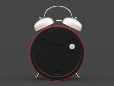 Analog Alarm Clock 3D model