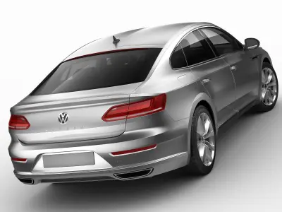 VW Arteon 2018 3D model