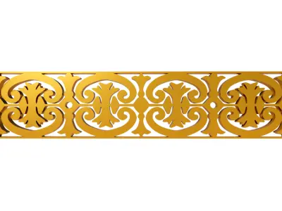 Gold Carving 8 3D model