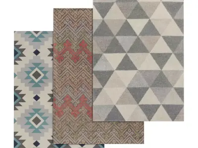 Rug Set 737 3D model