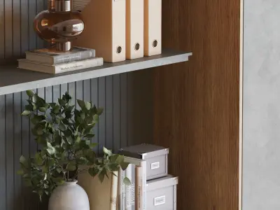 Workplace-07 modern office furniture 3D model