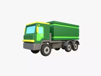 Container Truck 3D model