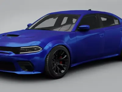 Dodge Charget SRT Hellcat 2022 3D model