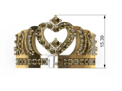 ring 15 years 3D print model