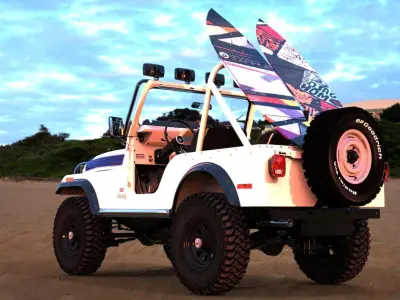 JEEP RENEGADE CJ-5  3D model