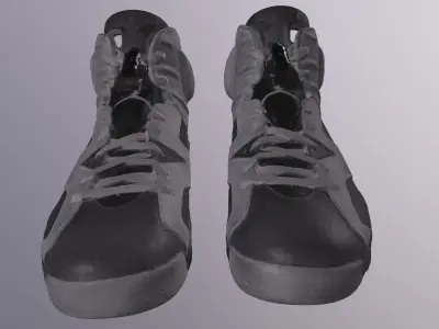 NIKE AIR JORDAN 6 SHOES PBR Low-poly 3D model