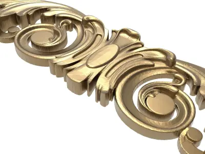 decorative pattern ready for 3D printing 3D model 19