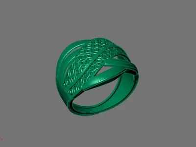 Women Ring Plain Ring Ready STL 3DM Models Womens Rings 3D print model order