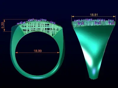 Fusion Ring 3D print model