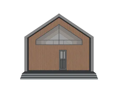 Barndominium House 042 3D model
