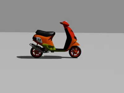 Piaggio Zip SP Malossi 3D model