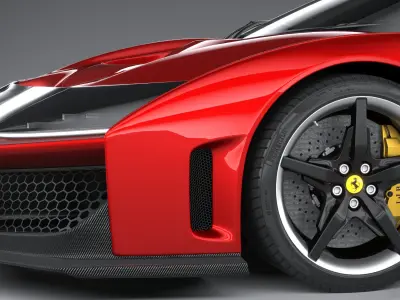 Ferrari F80 2025 3D model