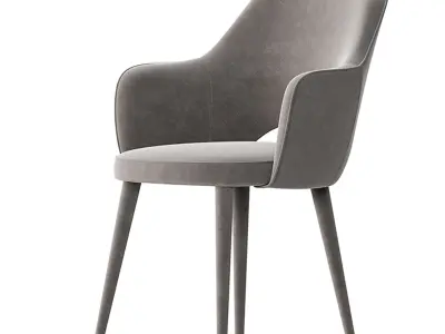 pols potten velvet chair 3D model