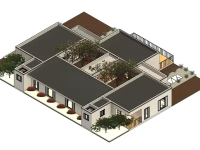 3 Bedroom Modern villa 3D model