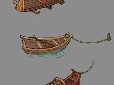 Game City - Boats 45 3D model