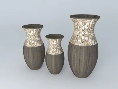 Ceramic decorative vase Free 3D model