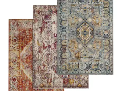 Rug Set 455 3D model